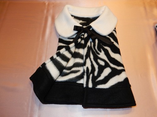 Girls Capelet Size 5 Exotic Zebra Short Cape Jacket Coat Wrap Cloak - Picture 8 of 8