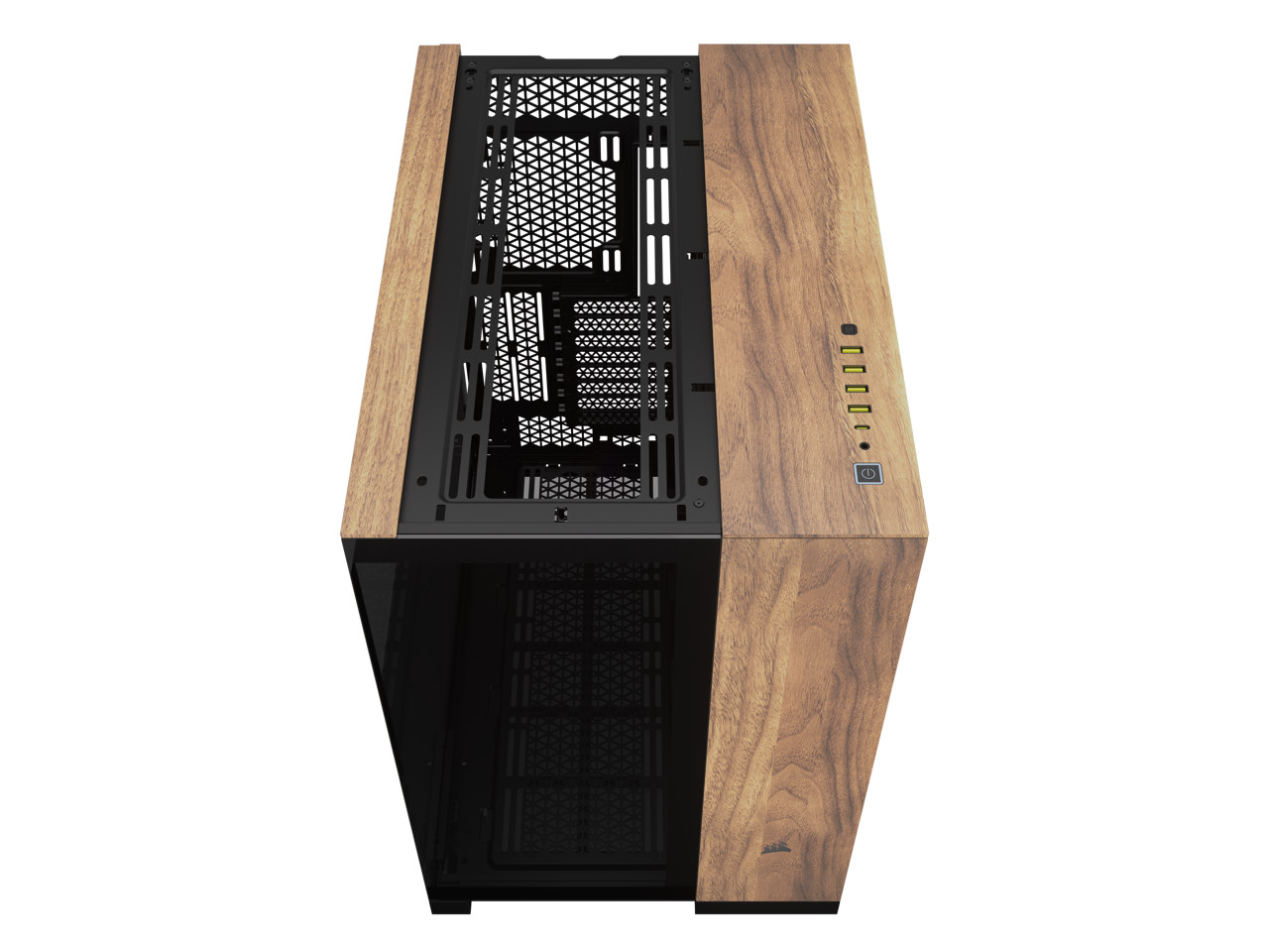 Двухкамерный корпус для ПК CORSAIR 6500X Mid-Tower черныйорех CC-9011282-WW