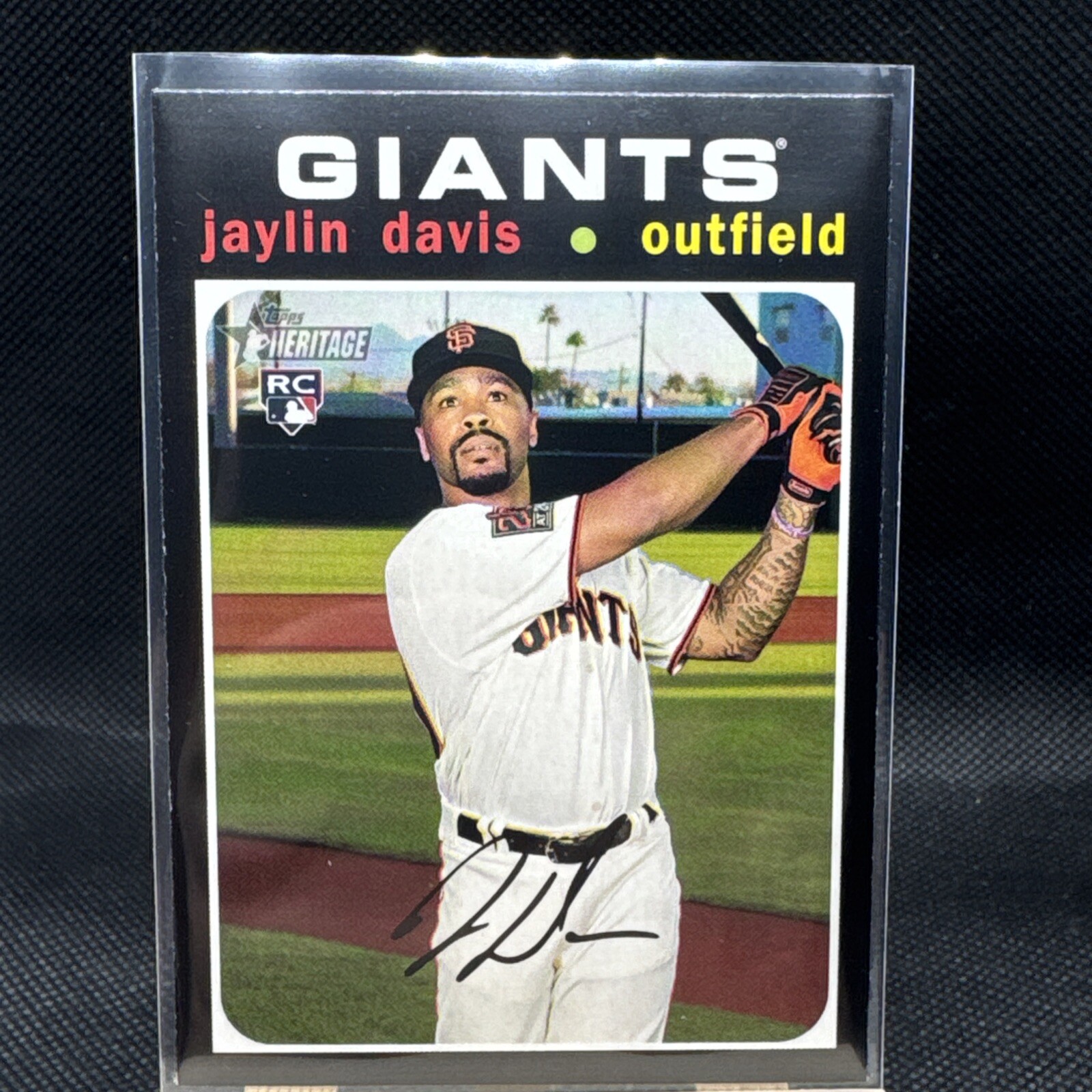 2020 Topps Heritage High Number Jaylin Davis Giants RC 546