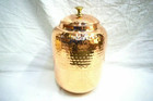 Pure Copper Hammered Water Dispenser Storage Water Tank with Tap Water Pot 8
