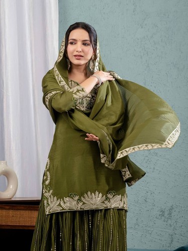 Designer Pakistani Salwar Kameez Ready To Wear Suits Indian Wedding Party Dress - Picture 12 of 54