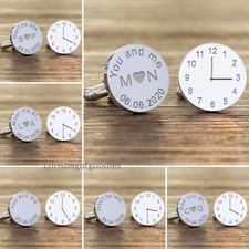 PERSONALISED GROOM TO MY HUSBAND ON OUR WEDDING DAY Cufflinks Cuff Links Gifts