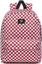 Vans Men's Old Skool III Backpack, Chili Pepper Checkerboard, OS