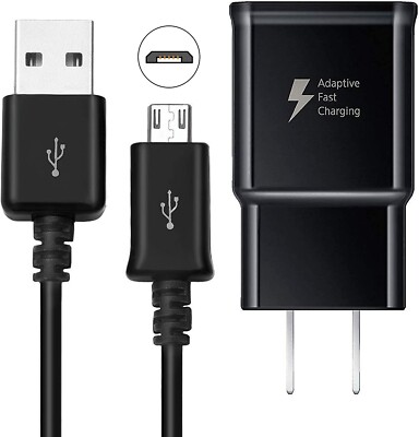 Fast Charging Wall Charger with 3.5 FT Micro USB 2.0 For Samsung Sony LG Google