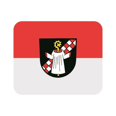 Mousepad Textil Bad Herrenalb Fahne Flagge Mauspad