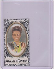 RARE 2017 ALLEN & GINTER LAURIE HERNANDEZ BLACK MINI CARD #274 ~ GYMNASTICS  QTY