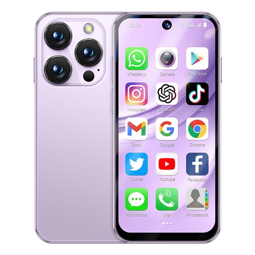 Unlocked Mini 4G Phone with 4GB+64GB - Small Smartphone 3.8" HD Touch Screen - 第 2/25 張圖片