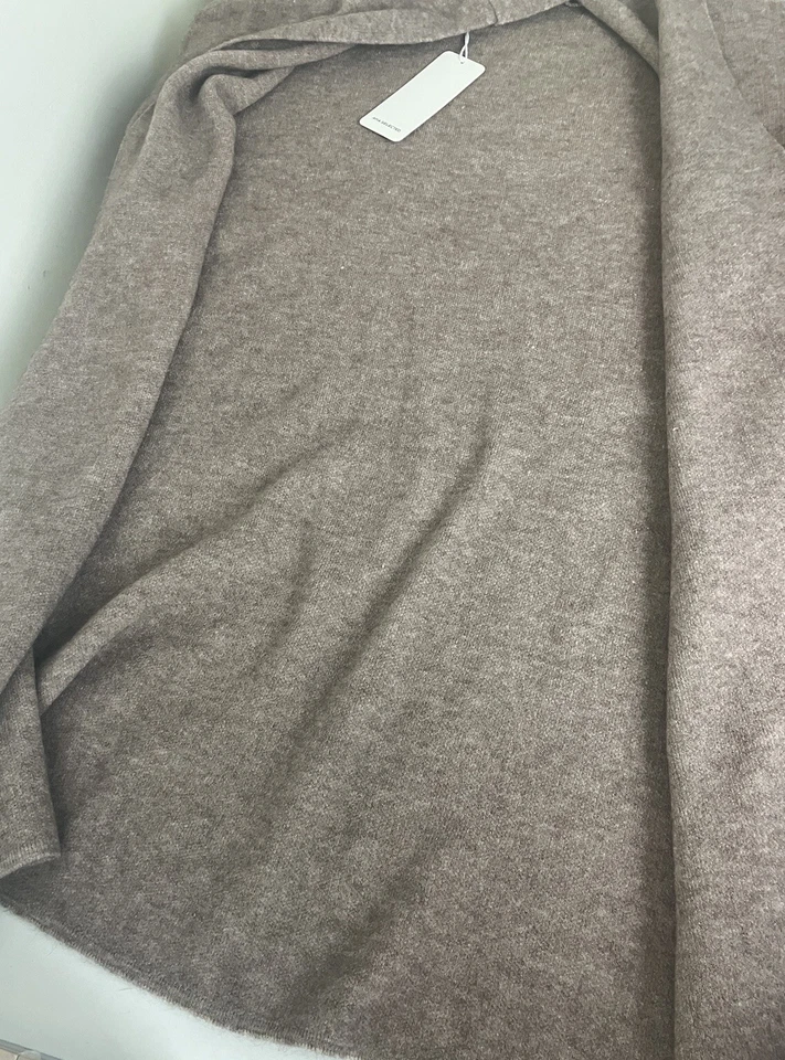 Aha выбранный Duster кардиган свитер открытый длинный женщин один размер коричневый супер мягкий - Изображение 3 из 4