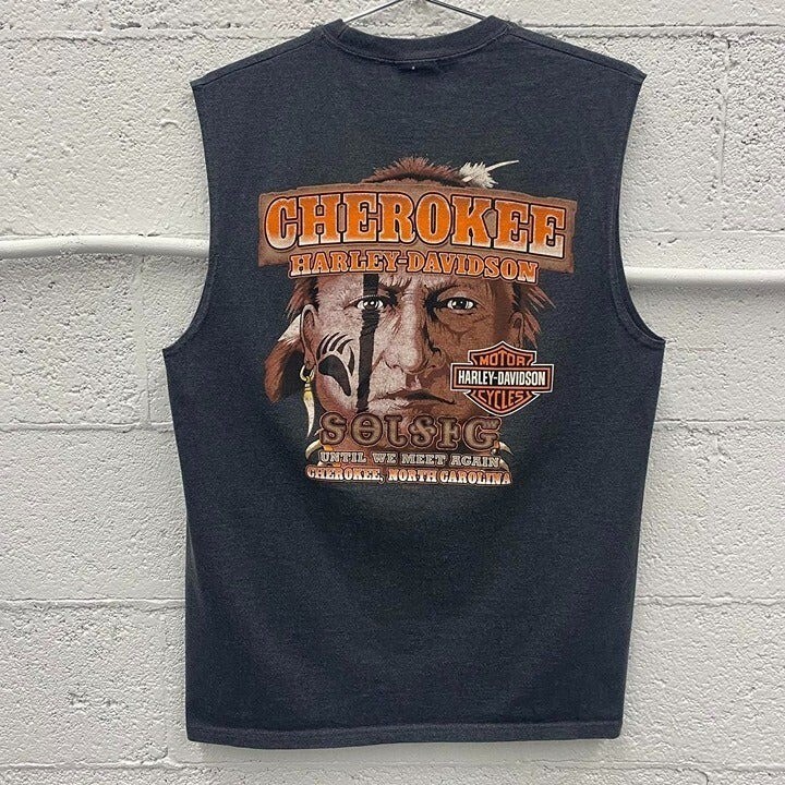 Harley Davidson Cherokee Native American Retro 2000s … Gem