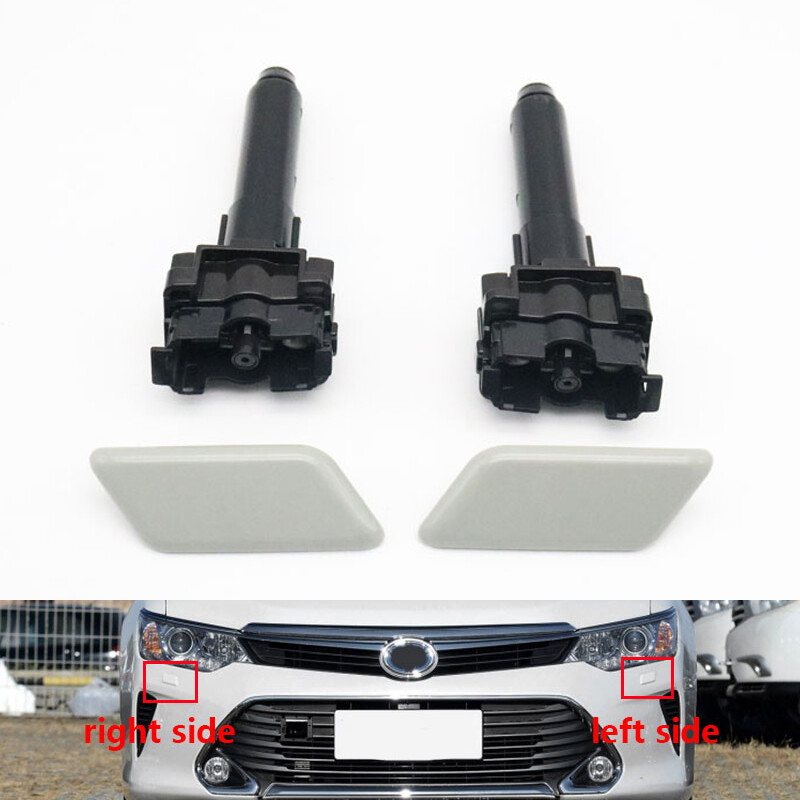 1x HeadLamp Headlight Washer Spray Nozzle Jet Cover Cap For Toyota