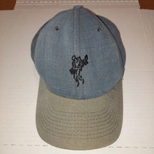 Ashworth Golf Vintage Leather Strapback Hat Cap Retro 90's Dad Made in USA Vtg