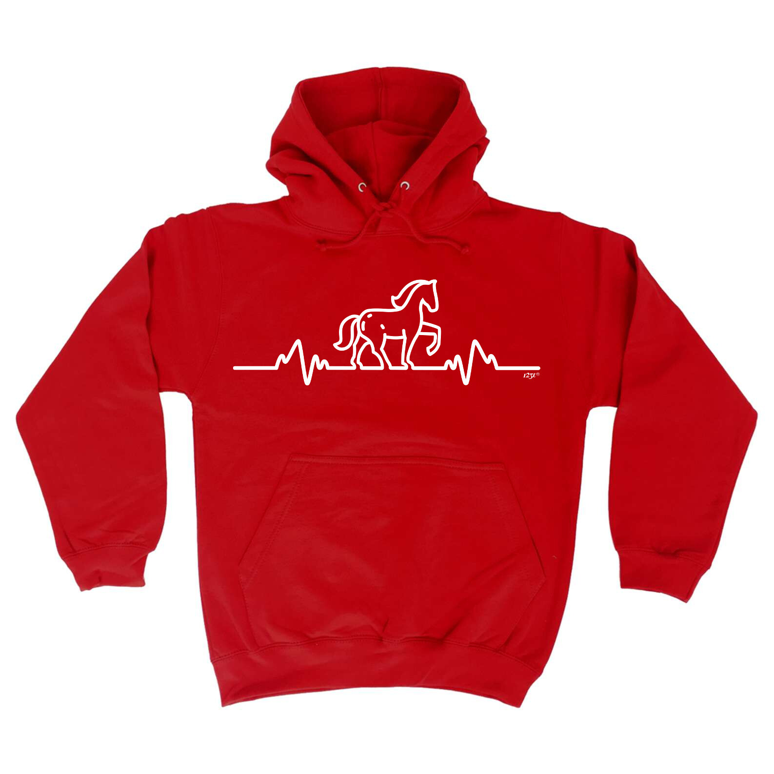 Funny Horse Pulse Novelty Hoodie for Men and Women - Perfect Gift