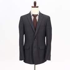 Calvin Klein 42L Gray Sport Coat Blazer Jacket HB 2B Wool