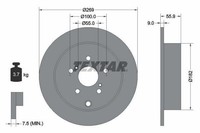 Bremsscheibe Toyota T. Prius 1.5 Hybrid 03-09