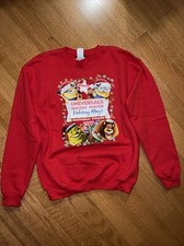 Universal Studios Florida Kids L 2017 Red Pullover Macy  s Holiday Parade Sweater