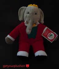VTG GUND MACY'S BABAR ELEPHANT 14.5" PLUSH