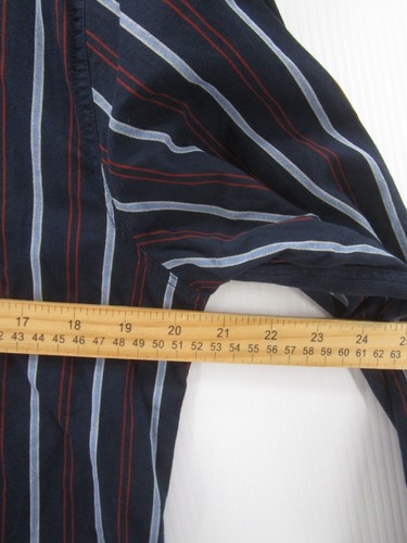 Rag & Bone Shirt Men Small Blue Button Down Striped Slim Fit Preppy $225 NEW - Picture 5 of 12