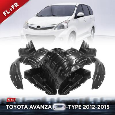 Front LR Plastic Inner Fender Liner For Toyota Avanza F652 S-Type MPV 2012-2015