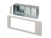 Arlington Tvbs613-1 Recessed Paintable Steel Tv Box Wall Plate Kit, 4-gang, Whit on sale Arlington Tvbs613-1 Recessed Paintable Steel Tv Box Wall Plate Kit, 4-gang, Whit on sale