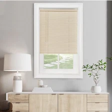 Achim Home Furnishings Cordless Light Filtering Mini Blind 46x48 Inch Alabaster 