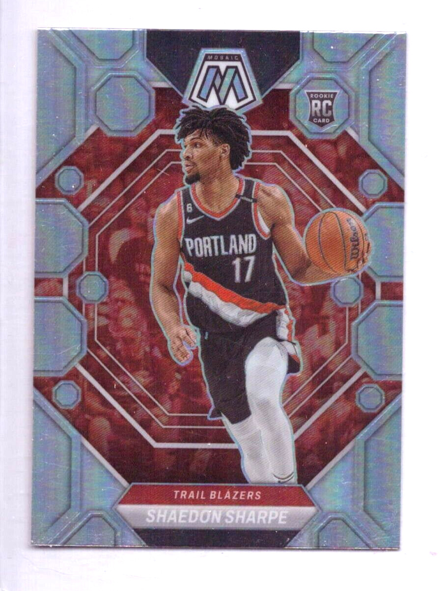 2022-23 Mosaic Basketball # 213 Shaedon Sharpe SILVER Prizm RC
