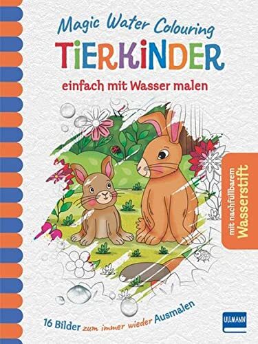 Magic Water Colouring - Tierkinder: einfach mit Wasser malen  (Copertina rigida)
