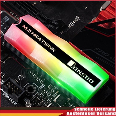 Jonsbo M.2-2 Solid State Drive Heatsink Gorgeous Lighting Desktop M.2 SSD Cooler