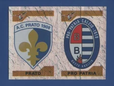 FIGURINA CALCIATORI PANINI 2004/05 N.689 PRATO PRO PATRIA SCUDETTO NEW MINT