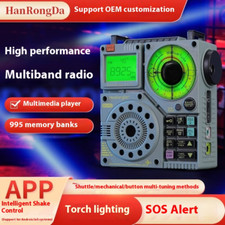 HRD-A320 AIR FM VHF MW SW WB Aviation Band Radio Receiver Bluetooth Speaker APP