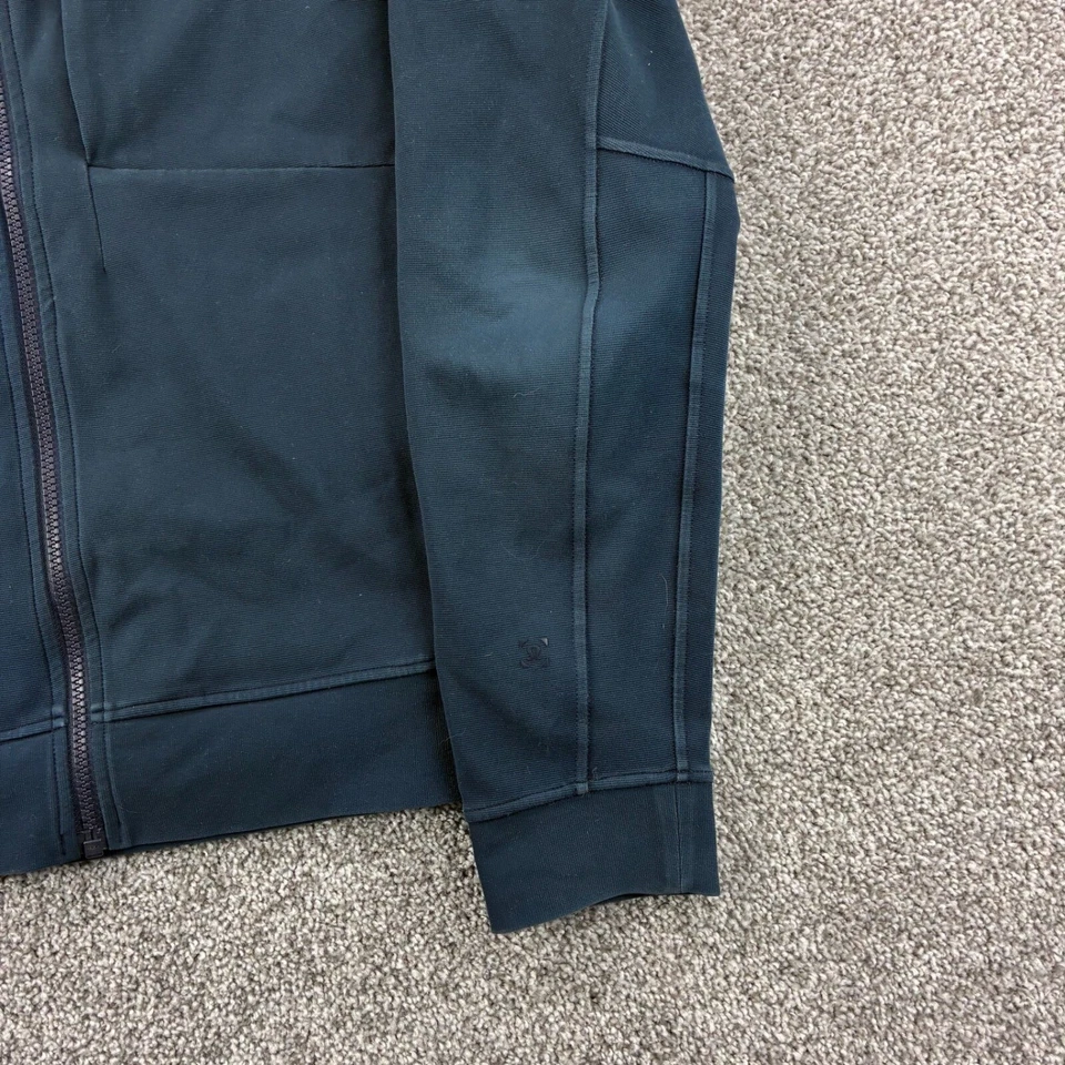 Chaqueta Lululemon Sojourn para hombre azul medio cremallera completa elástica caparazón suave LM4616S Foto 3 de 4