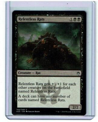 mtg relentless cards Relentless Rats - Masters 25 - Magic the Gathering