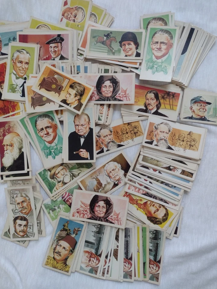 Famous People Brooke Bond Tea And Tea Bag Cards Job Lot 260 Pcs Vintage Org - Image 3 of 4