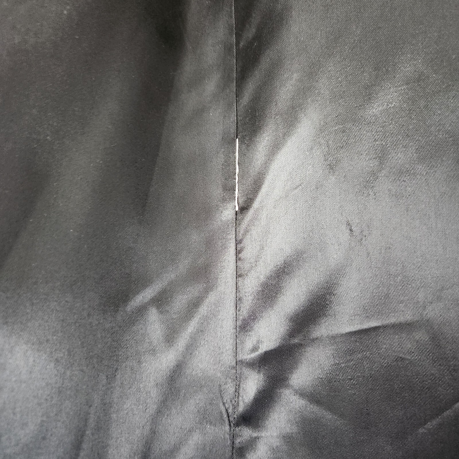 Vintage Nor'wester Solid Black Collarless Knee Le… - image 8