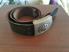Leder Gurt Braun Bundeswehr Gürtel Koppel