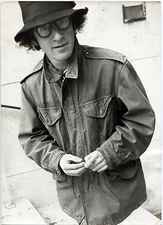 Photo Woody Allen - Tirage argentique d'époque 1969 - 20 x 30 - 