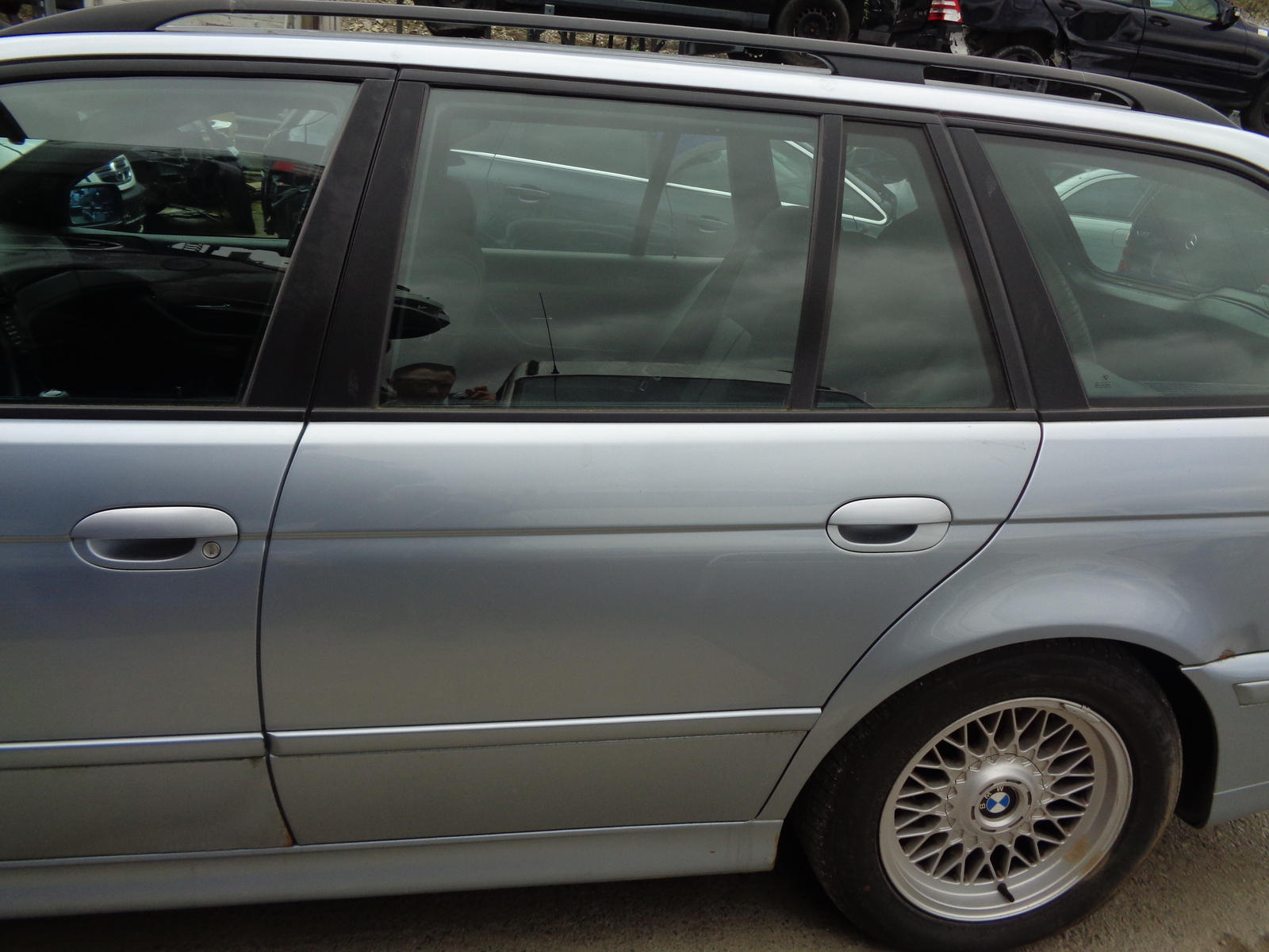 Tür hinten links - 896 Bluewater met. BMW 530d touring E39 | eBay.de