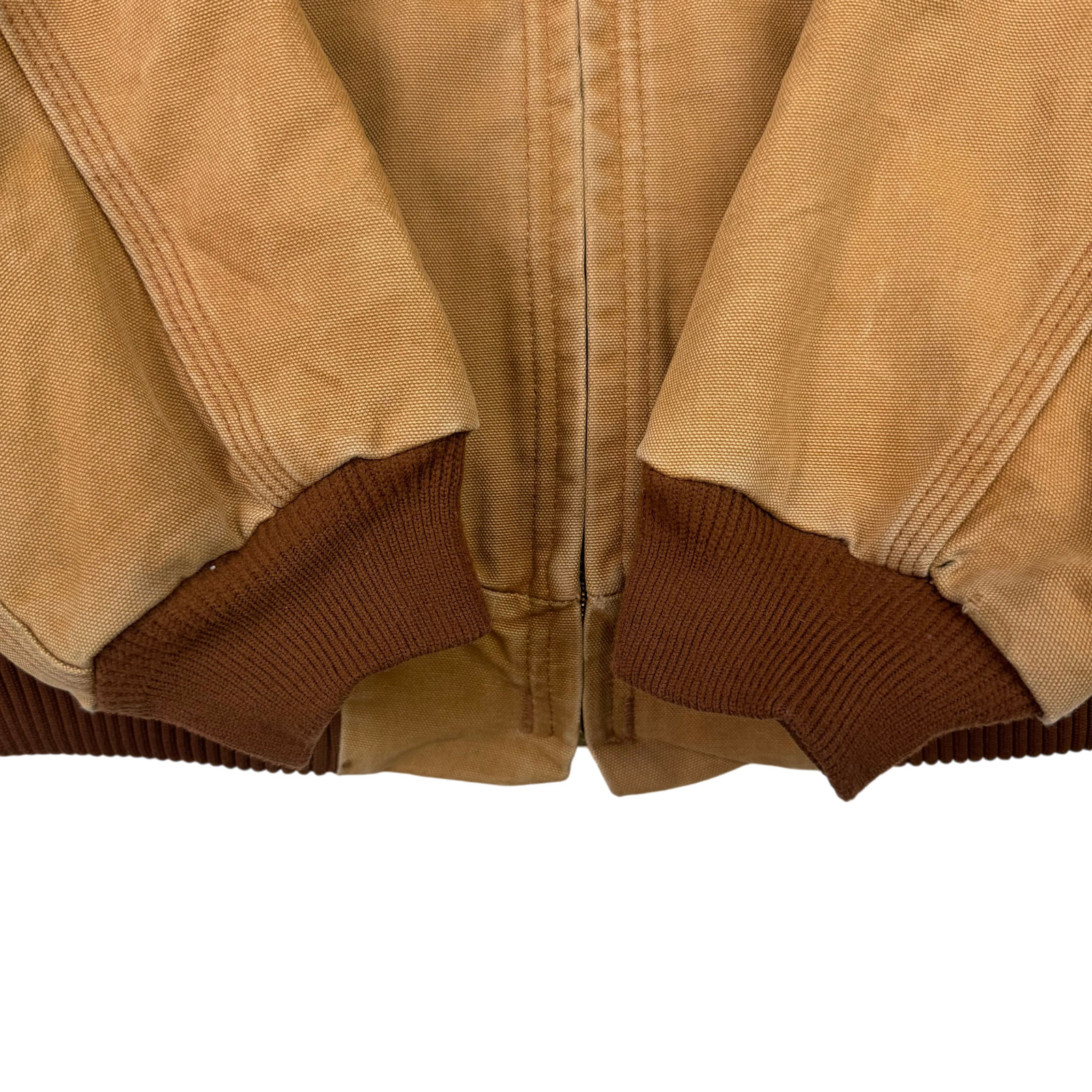 Carhartt Men's Extra Large Active Hooded Jacket Tan Brown Workwear J140 BRN image 4