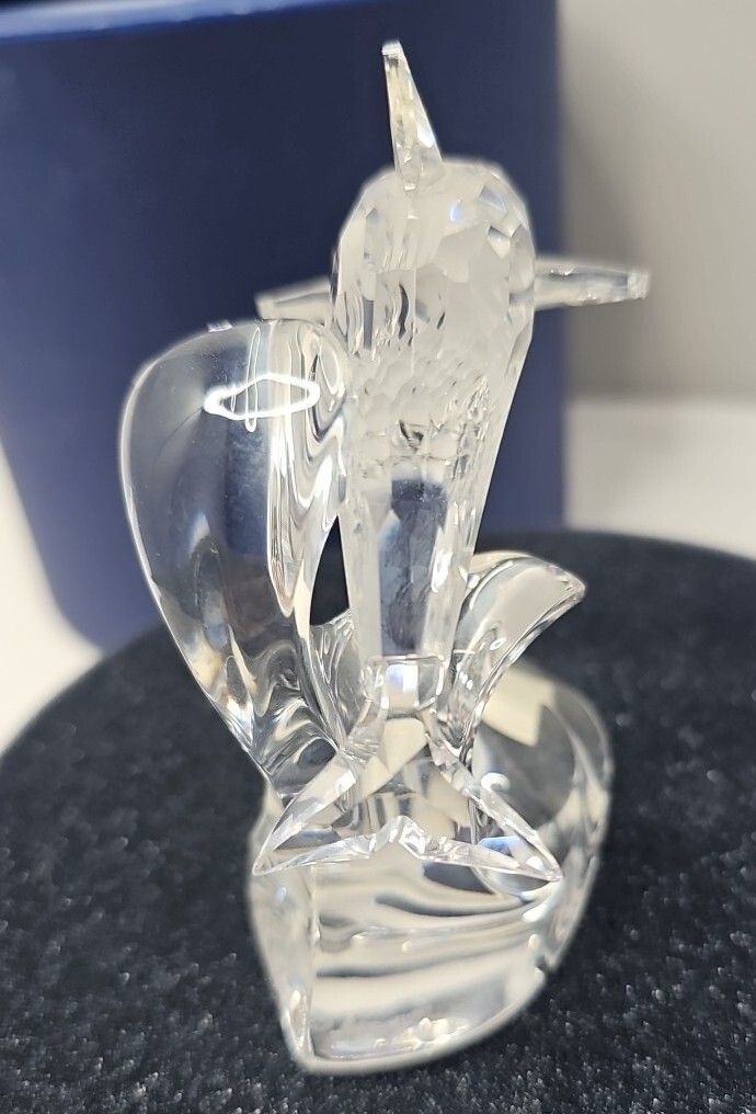 Swarovski Crystal 7644 000 001 Dolphin On Wave 190365 In Box