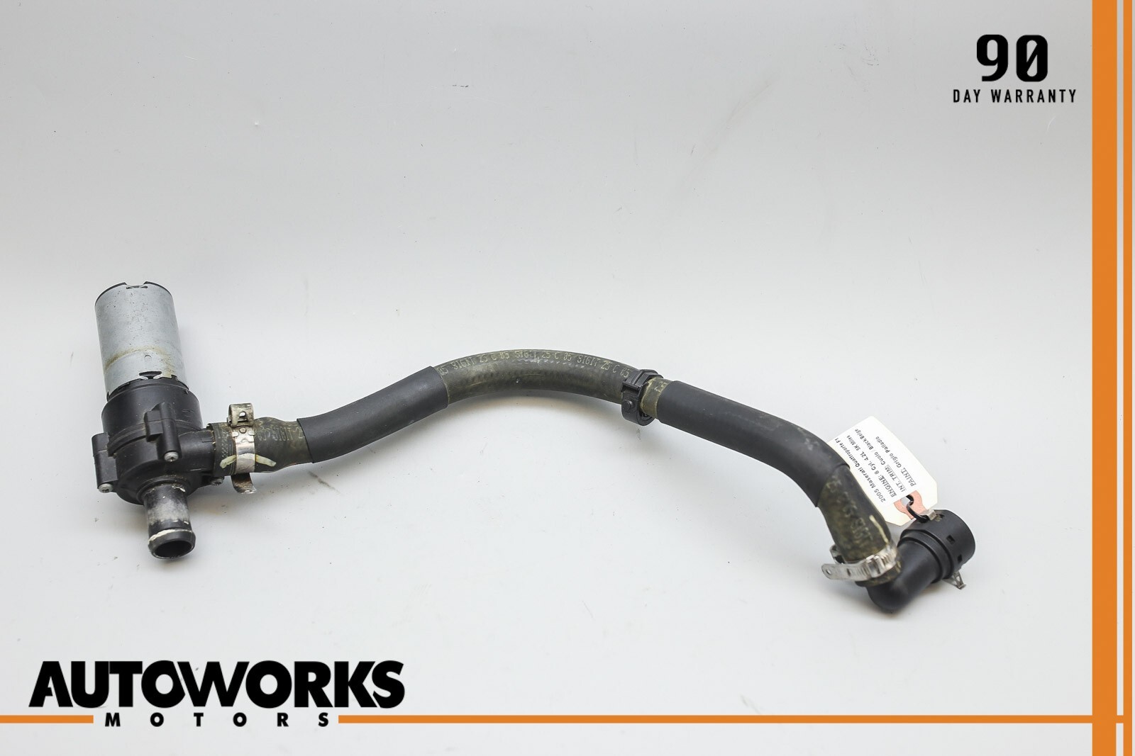 04-13 Maserati Quattroporte M139 Auxiliary Electric Water Pump w/ Hose Pipe OEM