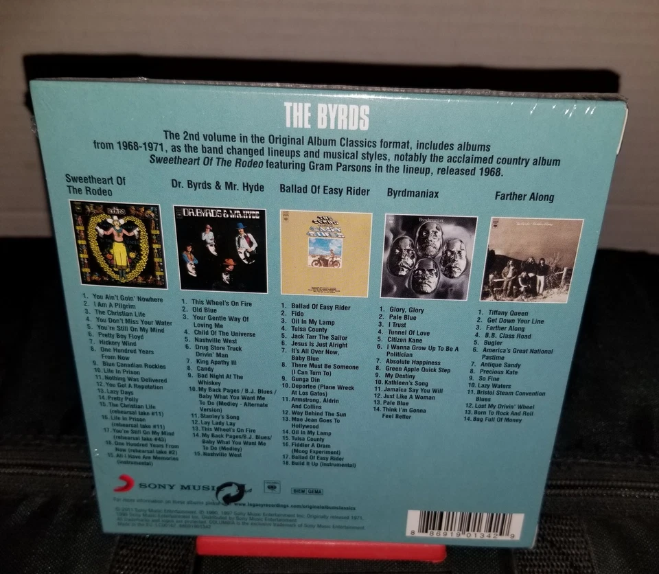 The Byrds 5 Original Album Classics 5-CD 💿 Box Set Brand New Factory Sealed! Foto 4 de 4