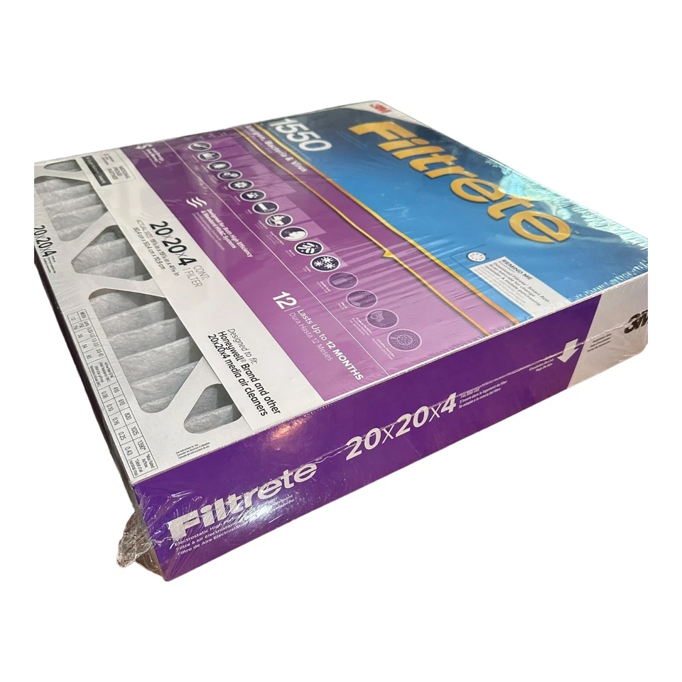 Filter 3M Filtrete Allergen, Bacteria & Virus Air Conditioner 1550 - Image 3 of 4