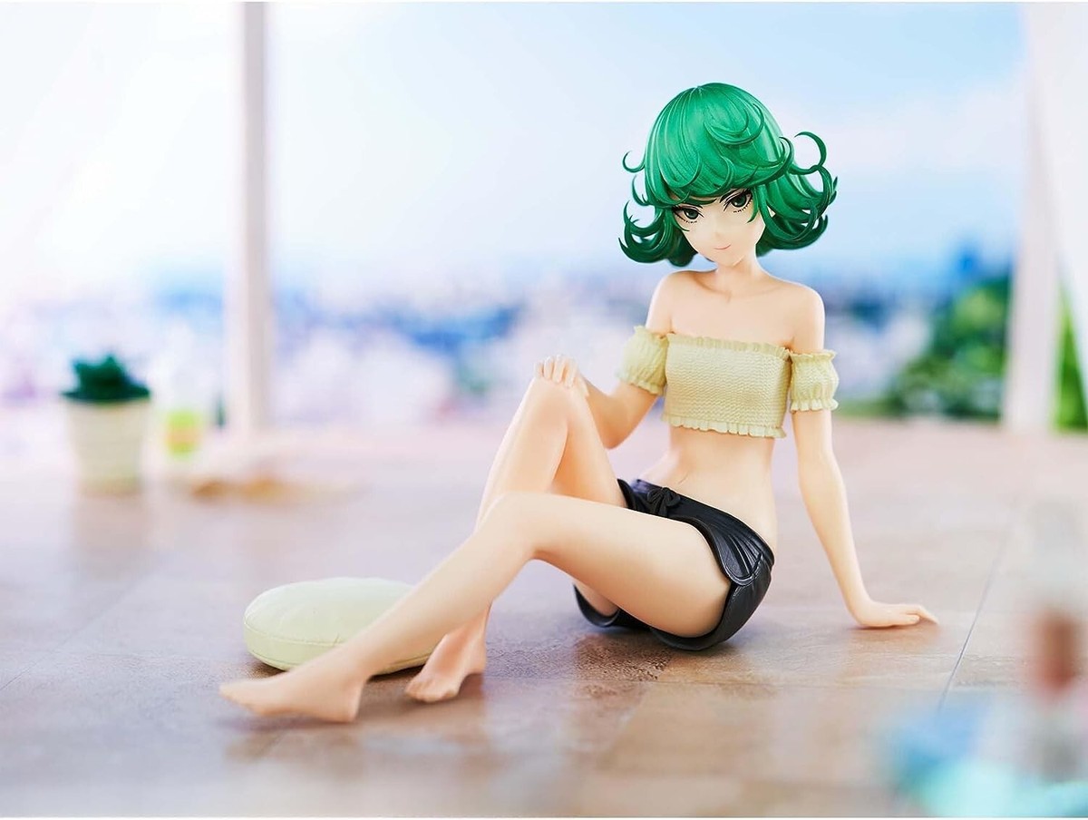 One Punch Man Tornado of Terror Tatsumaki Figure Relax Time