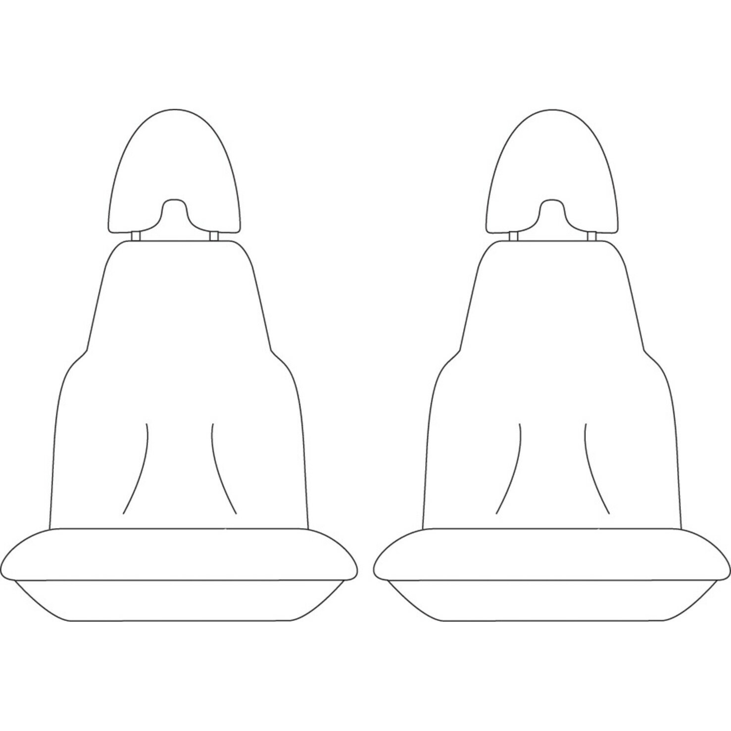 1 ROW CUSTOM RM WILLIAMS CANVAS SEAT COVER FOR VOLKSWAGEN GOLF 0913 A