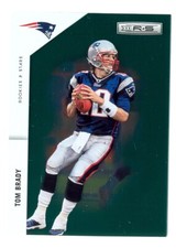 TOM BRADY 2011 PANINI ROOKIES & STARS LONGEVITY EMERALD PATRIOTS #9/25