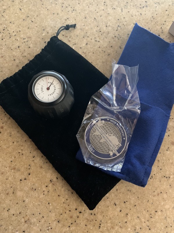 Rare NYSE Euronext Collectibles -2007 Clock & Coin- Limited Edition .My last one