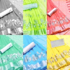 Women's Chanderi Cotton saree with Separate Blouse Piece