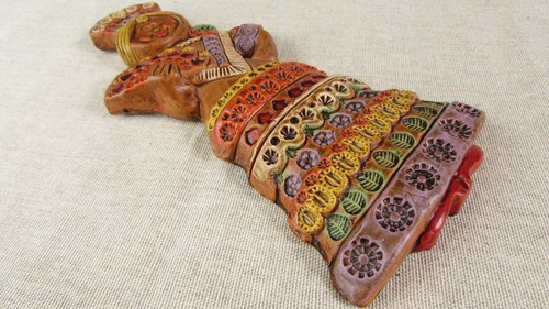 Vintage Handcrafted Ceramic Wall Figure; Convento Jesus Maria S.A. De Aracena - Picture 3 of 8