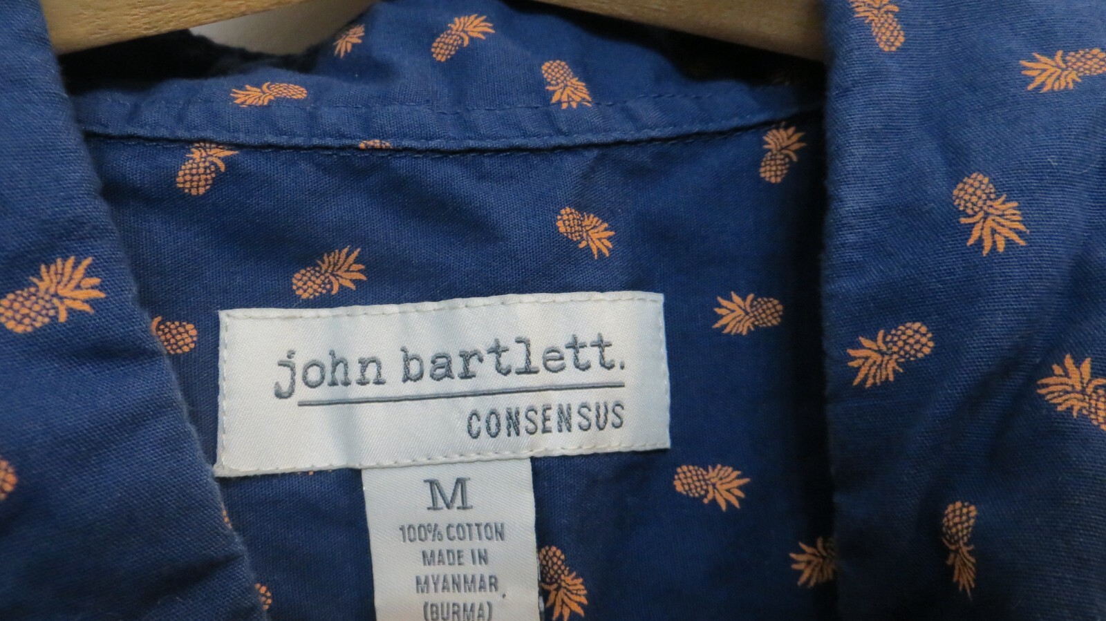 John Bartlett Consensus Shirt Men Multicolor Trop… - image 3