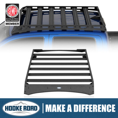 Hooke Road Top Roof Rack Carrier Cargo Basket For Toyota Tacoma 05-23 Double Cab