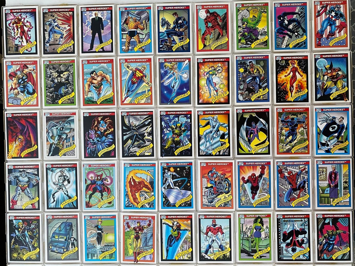 激レア 1990 マーベル トレカ IMPEL MARVEL UNIVERSE Series1 コンプセット